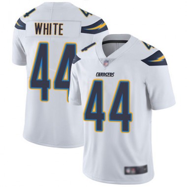 Los Angeles Chargers NFL Football Kyzir White White Jersey Men Limited #44 Road Vapor Untouchable